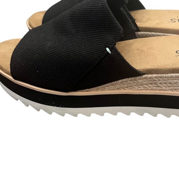 Toms Diana Mule Wedge Sandal Size 11 - Picture 5 of 10